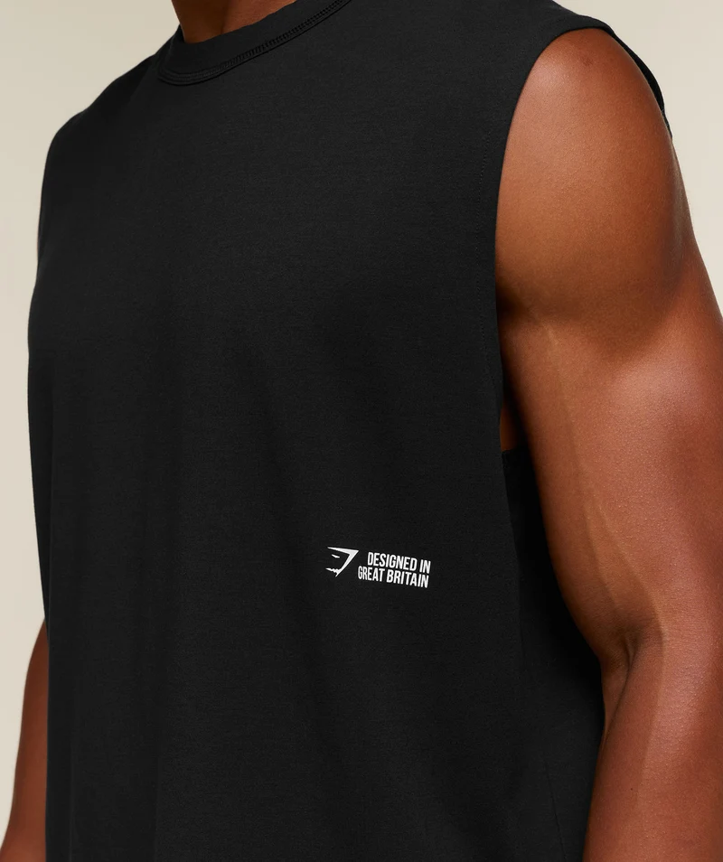 Gymshark Hybrid Race Tank - Black