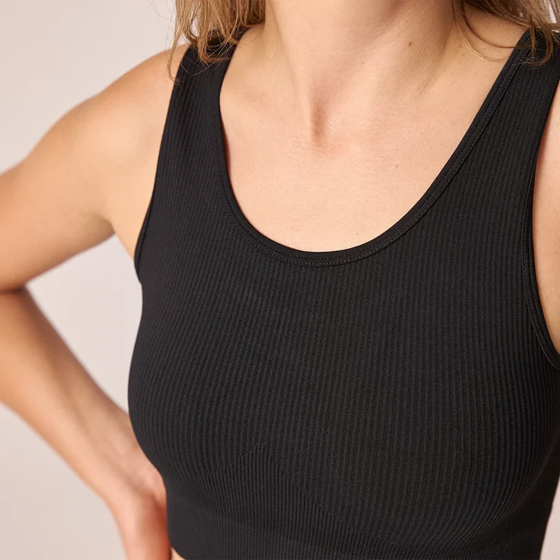 Sport-BH Seamless | Schwarz