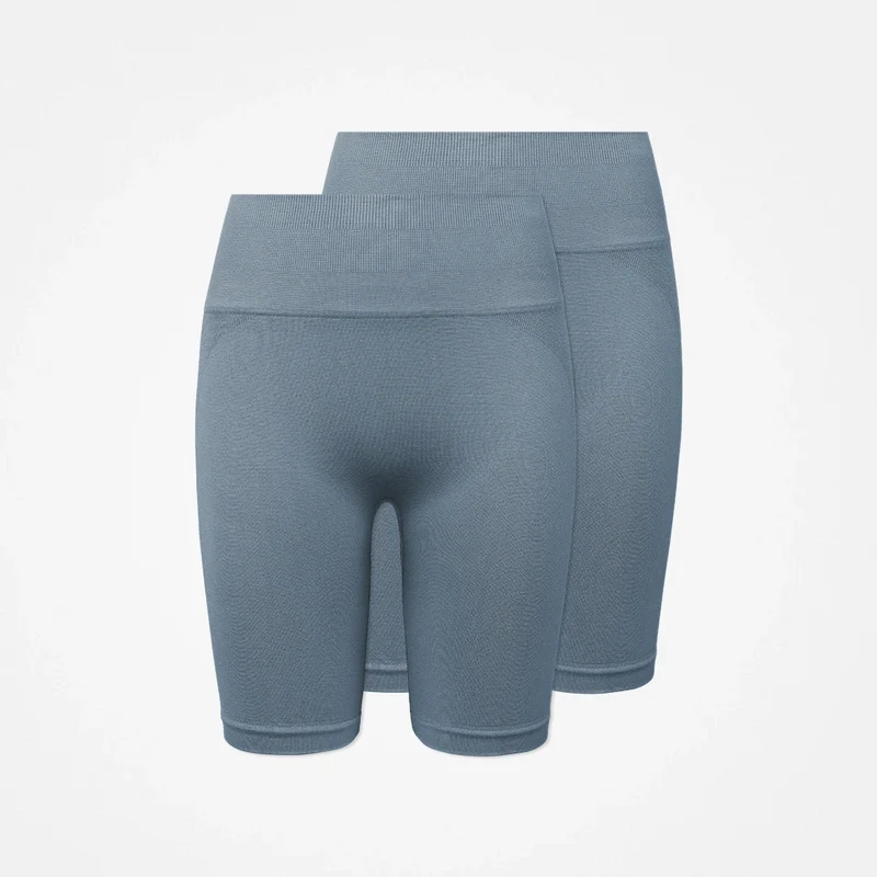 Radlerhose Seamless Damen | Taubenblau