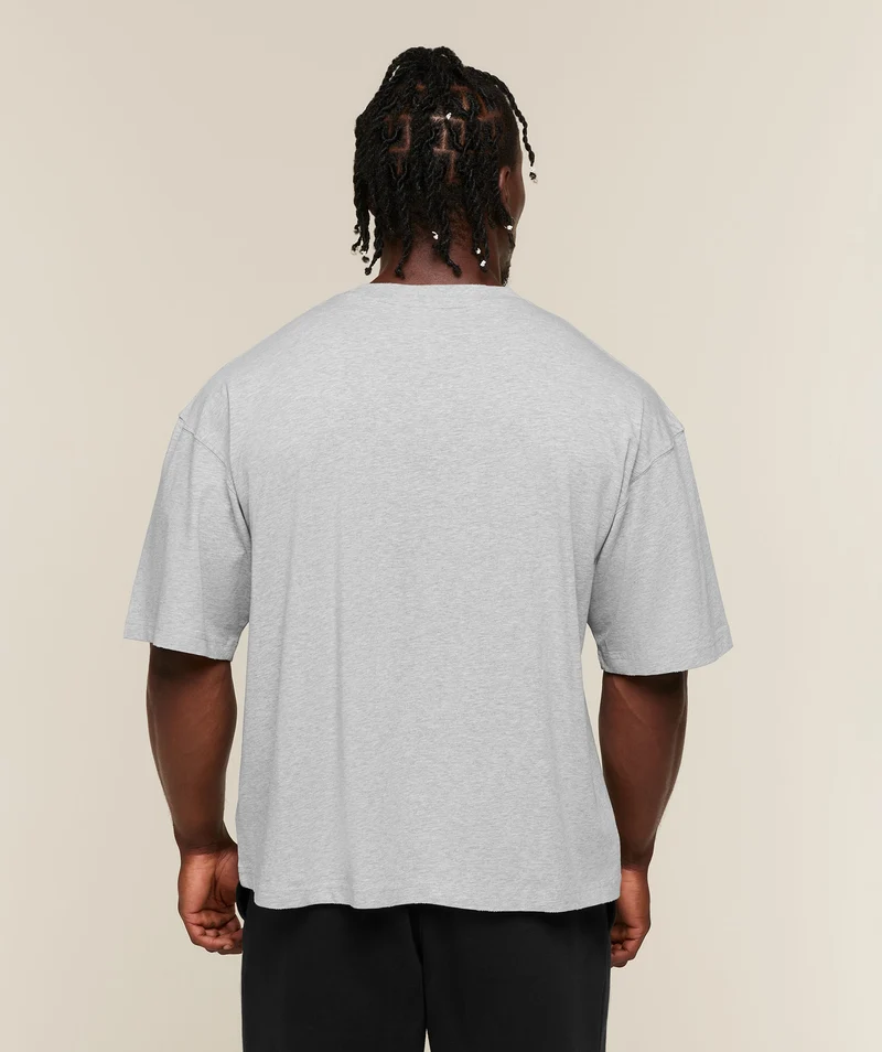 Gymshark Vintage Legacy T-Shirt - Soft Grey Marl
