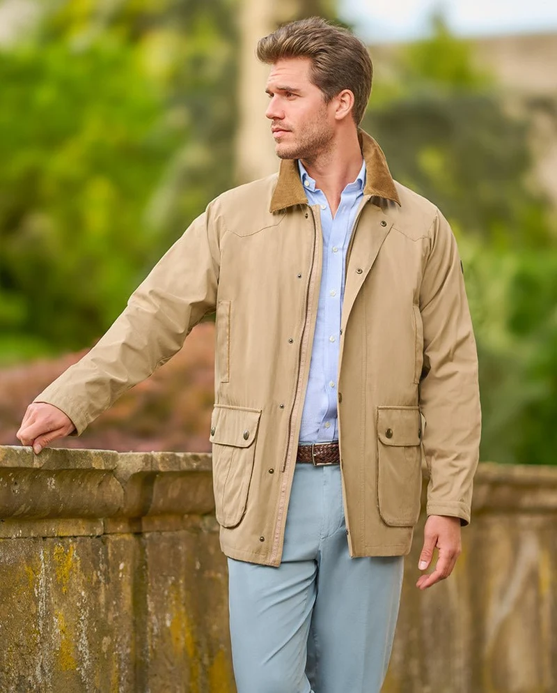 Leichte Herren Country-Jacke "Glenfield II" in sand