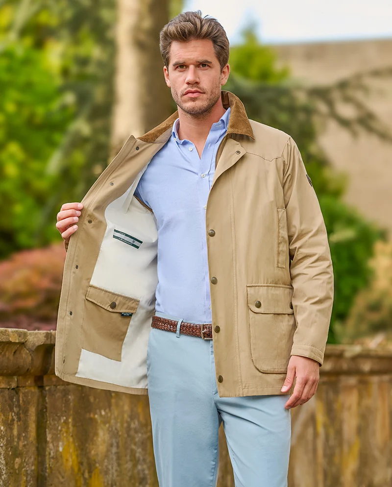 Leichte Herren Country-Jacke "Glenfield II" in sand
