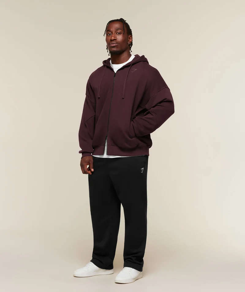 Gymshark Power Zip Up Hoodie - Cherry Purple