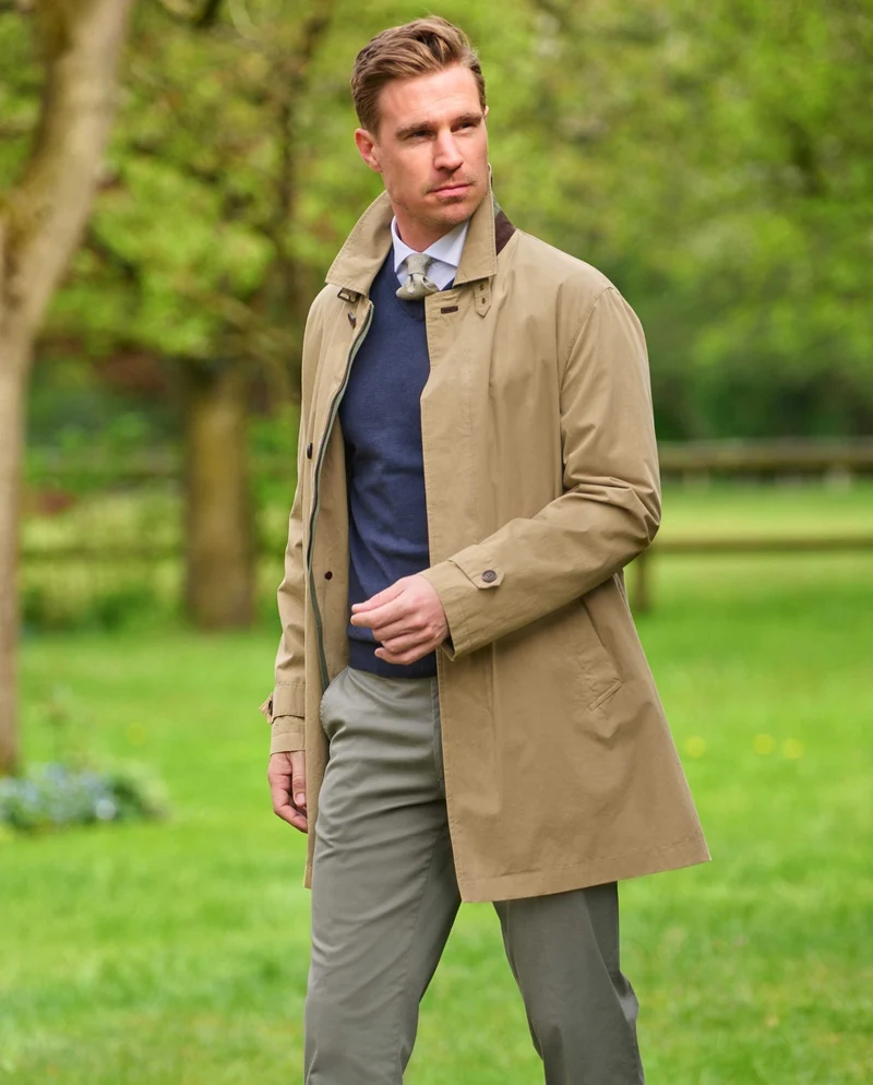 Herren Kurzmantel "Stirling" in sand