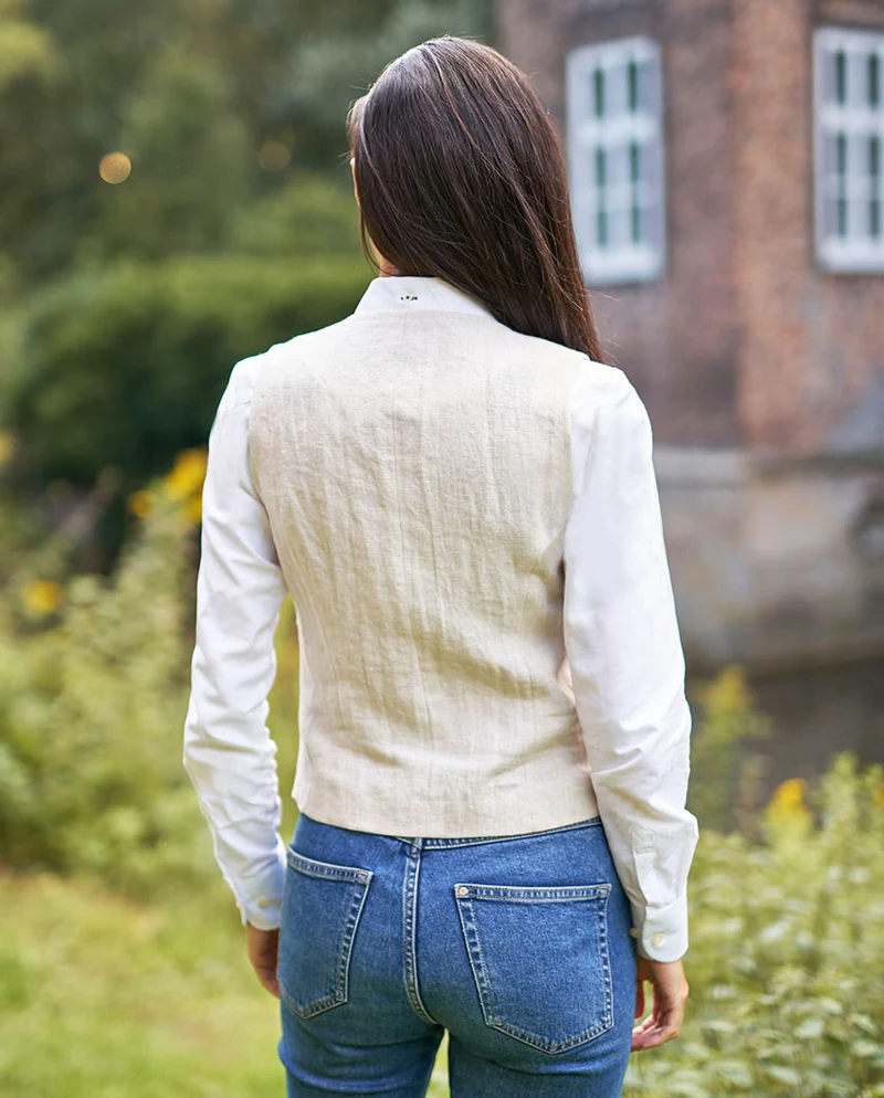 Damen Leinenweste "Lea" in natur