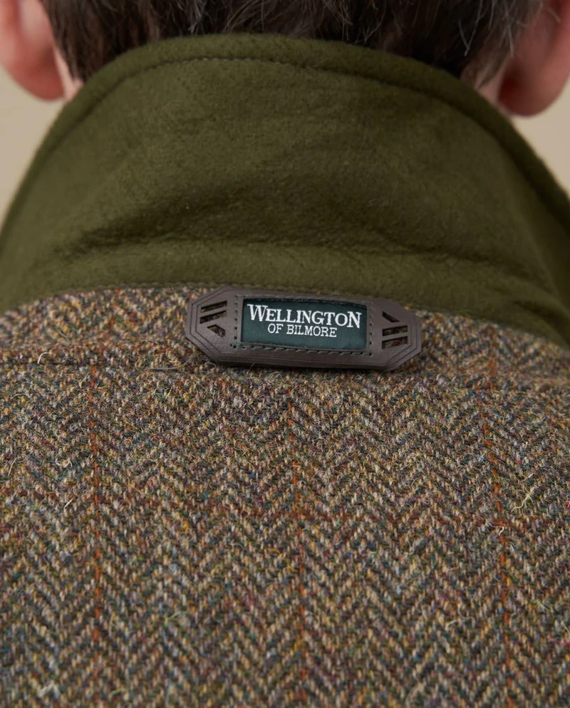 Herren Cabanjacke "Seaberg" aus Harris Tweed – Evergreen