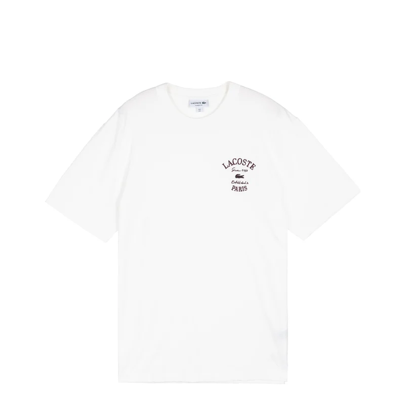 Lacoste Embroidery Accent Cotton Jersey T-Shirt