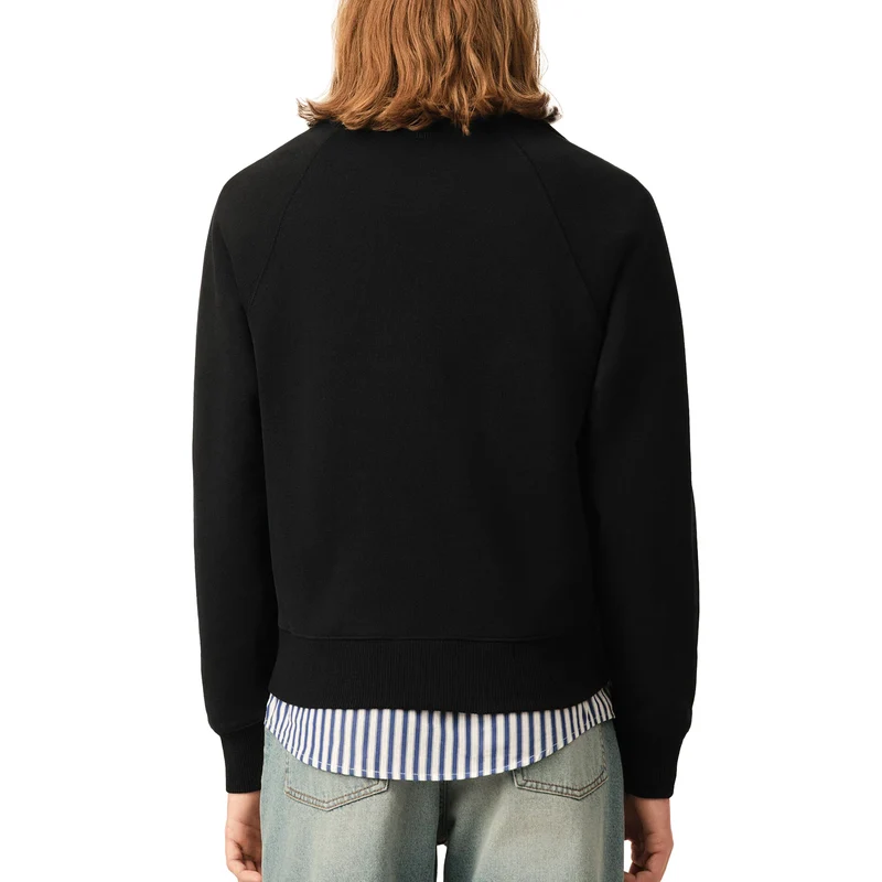 AMI Paris Ami De Coeur Quarter-Zip Sweater