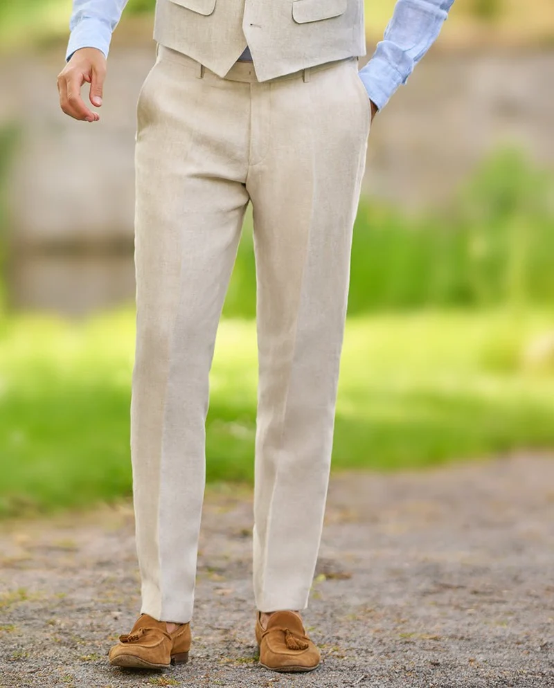 Herren Leinenhose "Mr. Miller" in nature