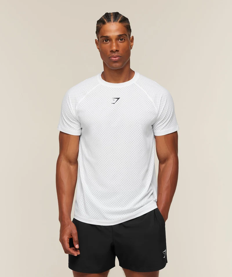 Gymshark Ultra Light Performance T-Shirt - White