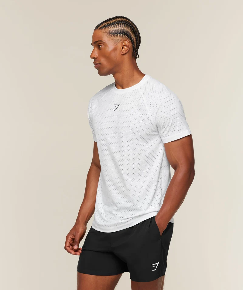 Gymshark Ultra Light Performance T-Shirt - White