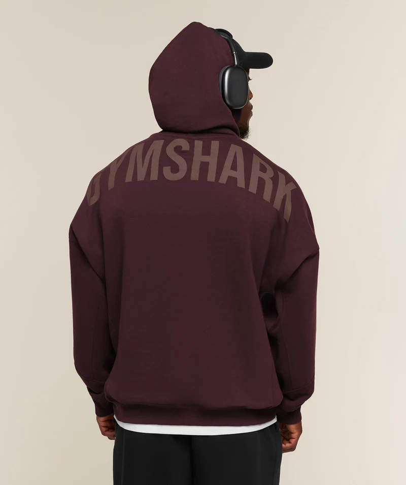 Gymshark Power Oversized Hoodie - Cherry Purple