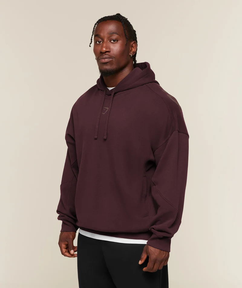 Gymshark Power Oversized Hoodie - Cherry Purple