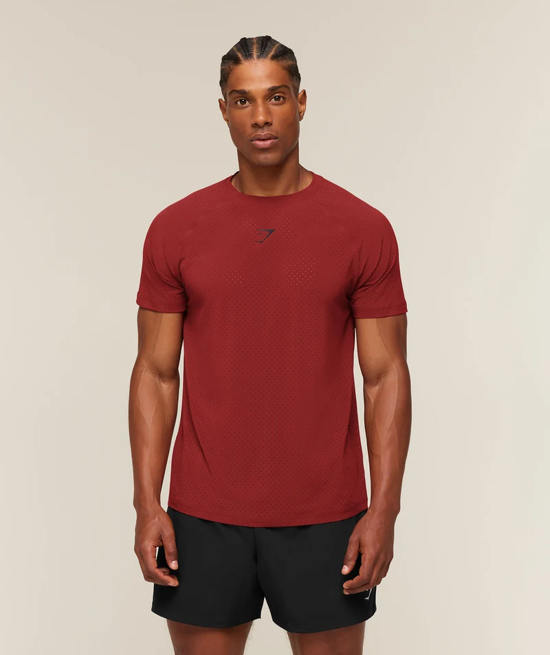 Gymshark Ultra Light Performance T-Shirt - Sets Red
