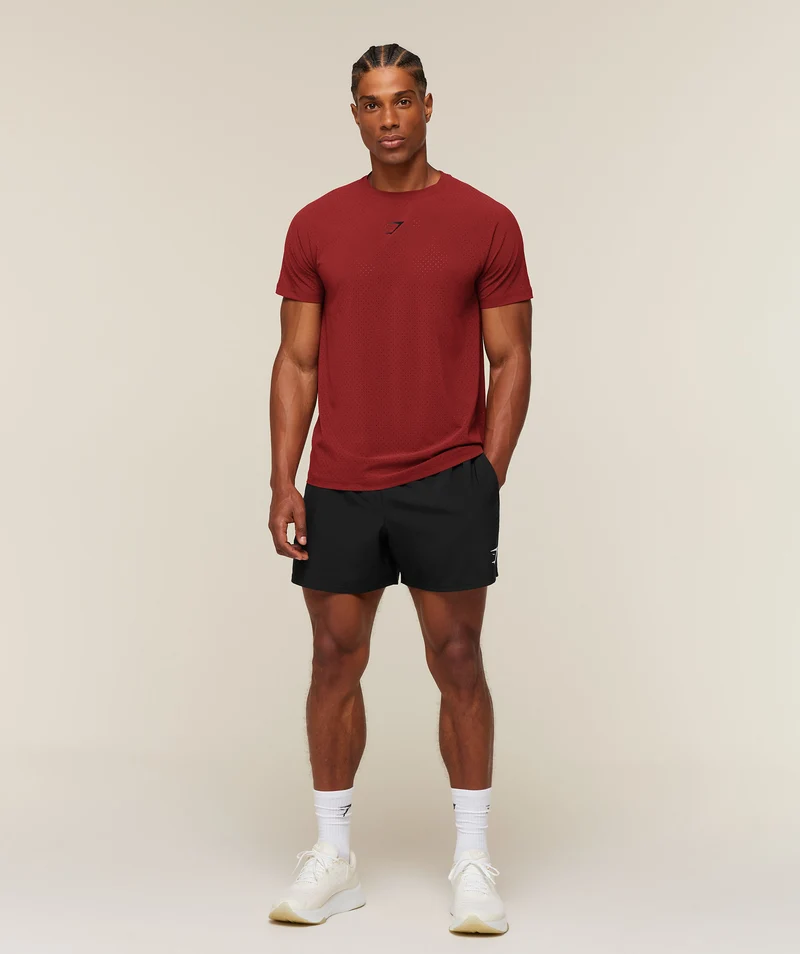 Gymshark Ultra Light Performance T-Shirt - Sets Red