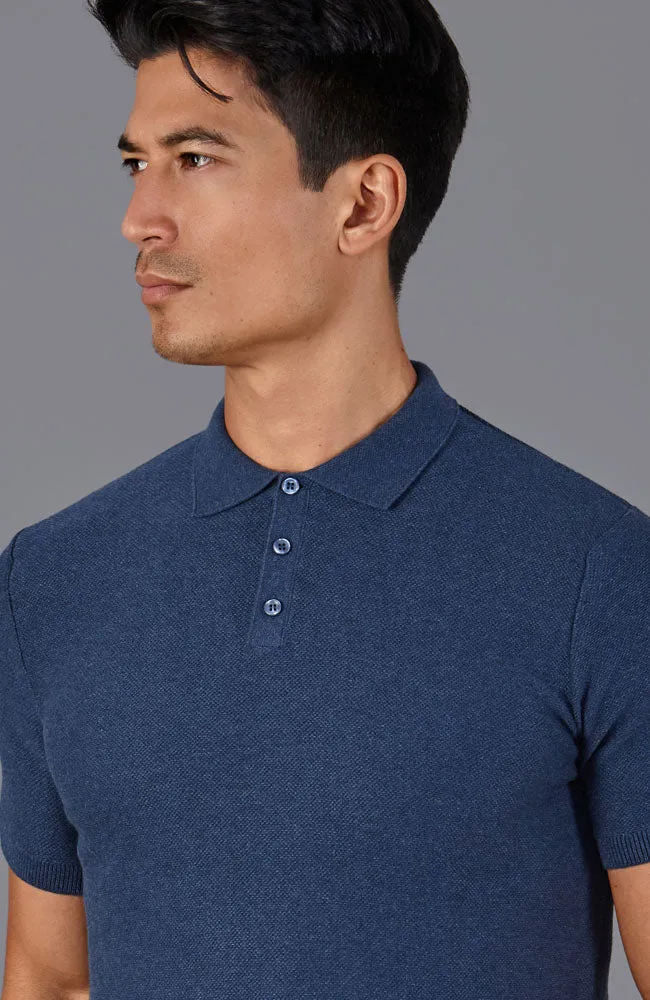 Mittelschweres Herren-Poloshirt aus 100 % Baumwolle mit kurzen Ärmeln