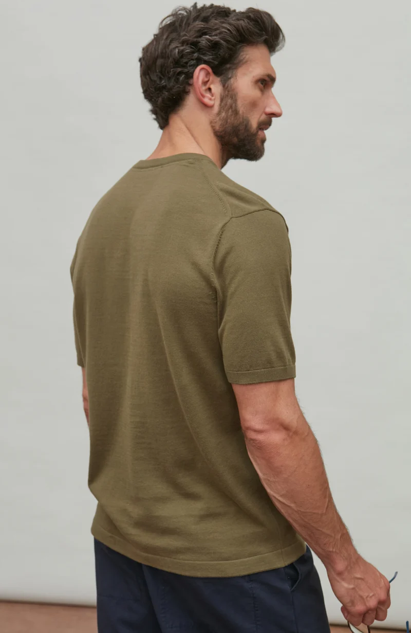 Herren-T-Shirt aus 100 % ultrafeiner Baumwolle