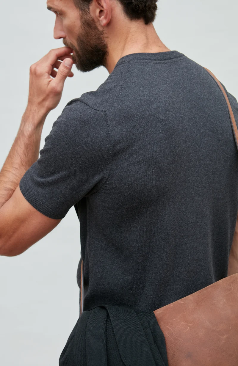 Herren-T-Shirt aus 100 % ultrafeiner Baumwolle