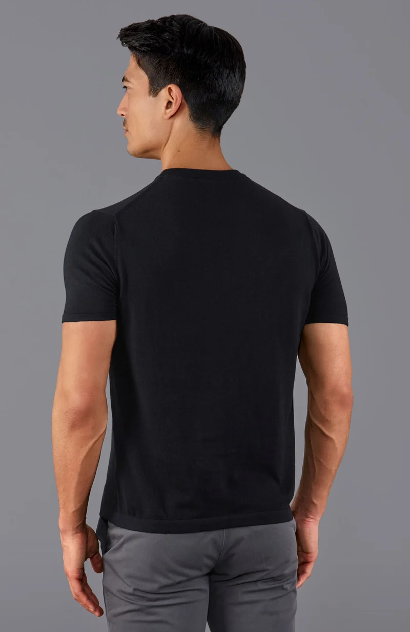 Herren-T-Shirt aus 100 % ultrafeiner Baumwolle