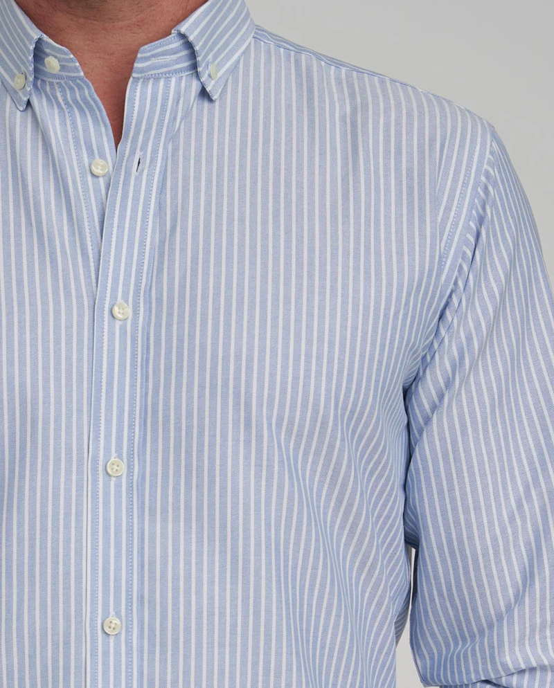 Herren Button-Down-Hemd "Steward" im Classic Oxford Streifen