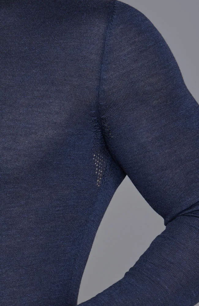 Mittelschweres Merino-Activewear-Basisschichtoberteil für Herren
