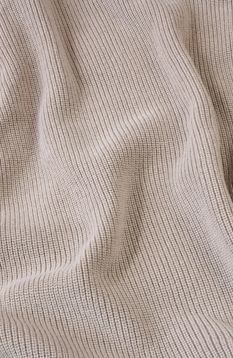 Womens Lightweight Cotton Fisherman Rib Jumper