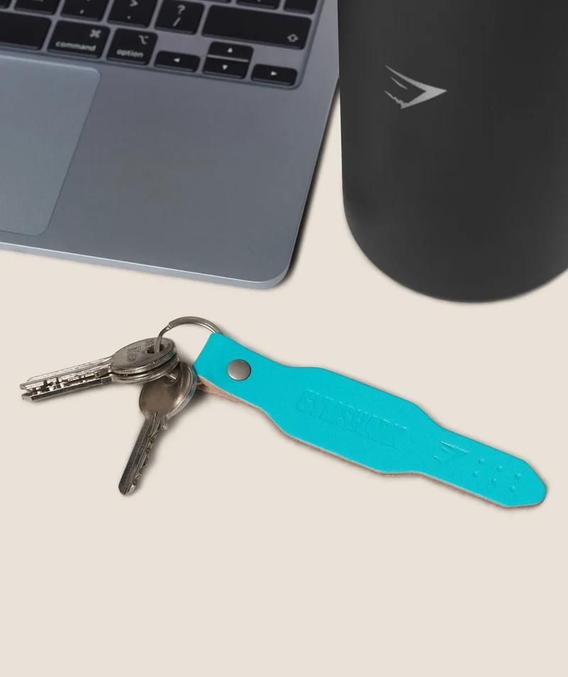 Gymshark Lifting Belt Keyring - Brand Blue