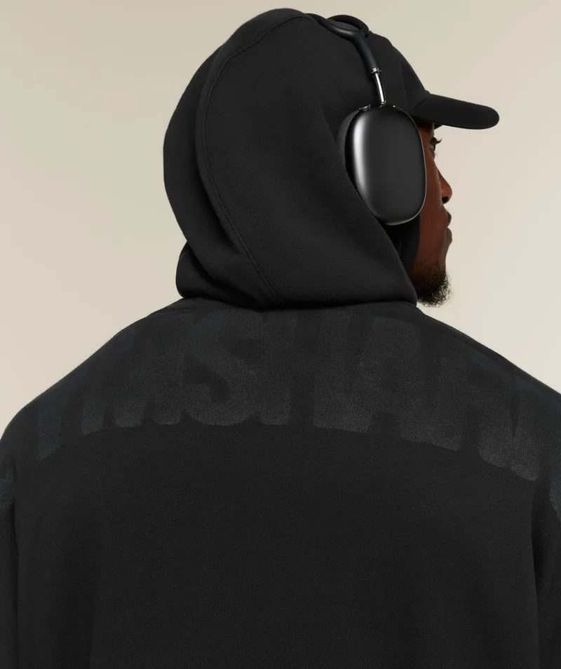 Gymshark Power Washed Oversized Hoodie - Black