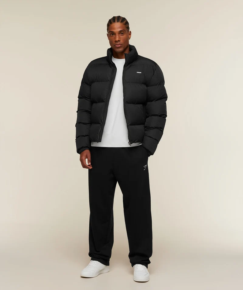 Gymshark Puffer Jacket - Black