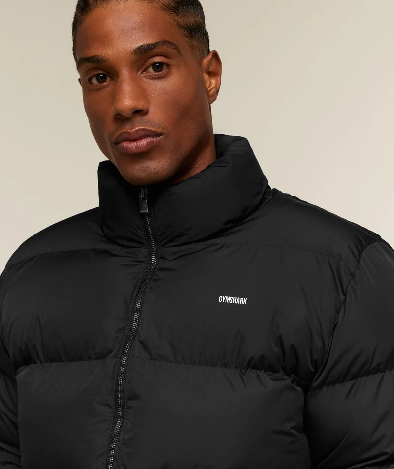 Gymshark Puffer Jacket - Black