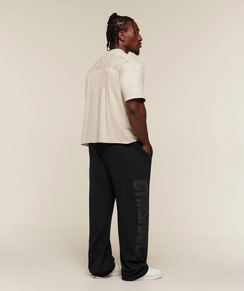 Gymshark Power Washed Oversized T-Shirt - Chalk Beige/Wash