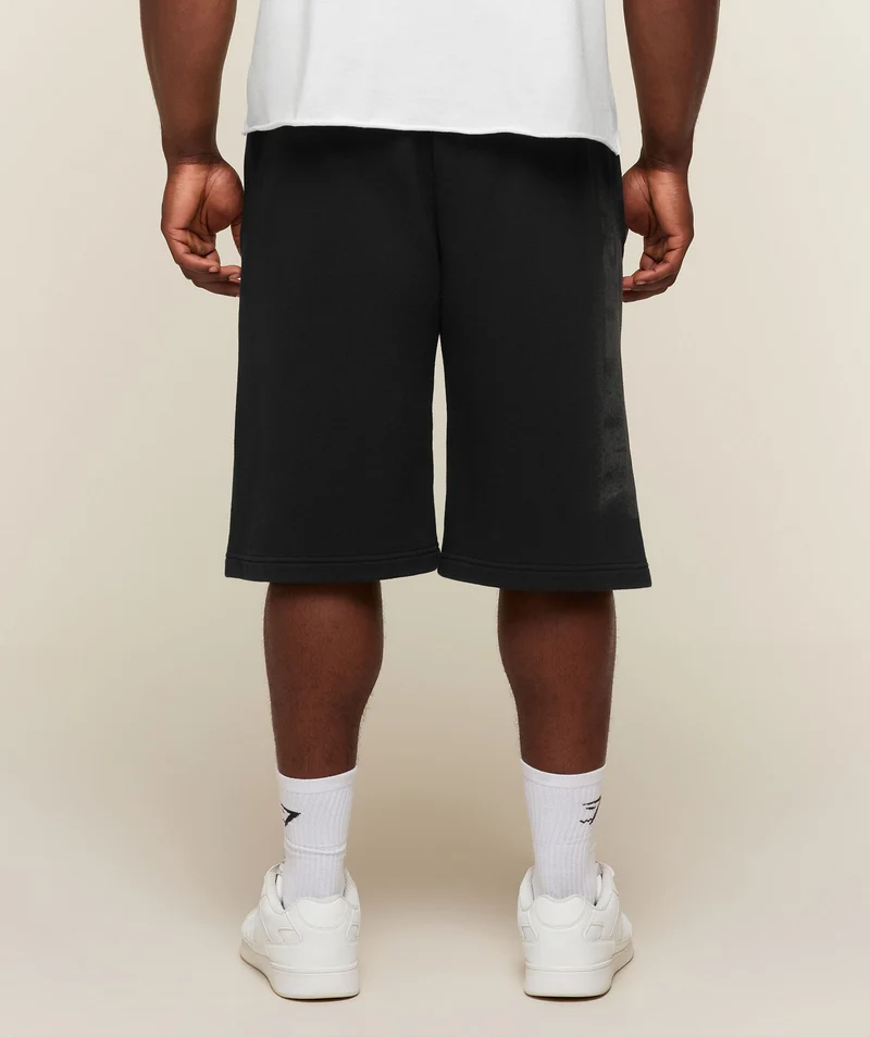 Gymshark Power Washed Longline Shorts - Black/Wash