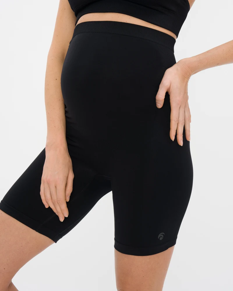 Mila Maternity Biker Set - Black
