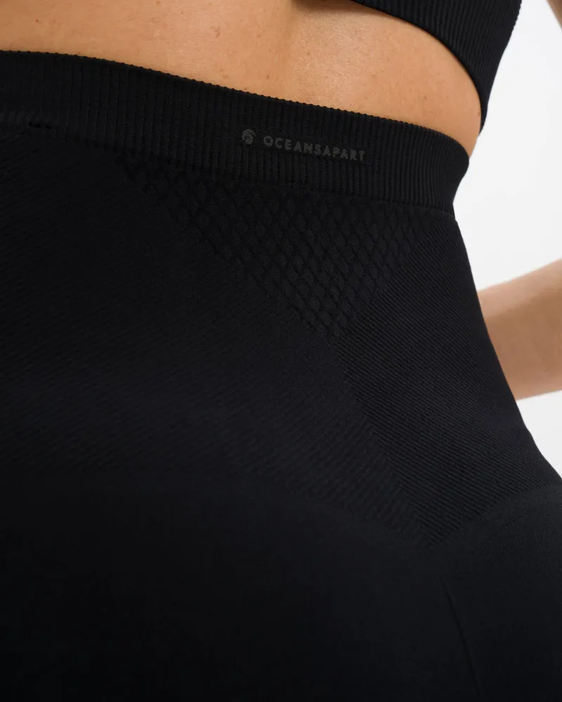 Mila Maternity Biker Set - Black