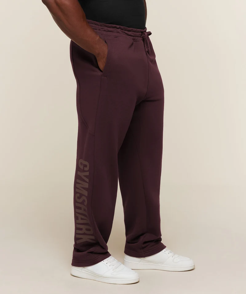 Gymshark Power Straight Leg Pant - Cherry Purple