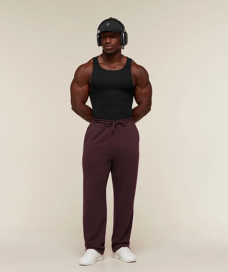 Gymshark Power Straight Leg Pant - Cherry Purple