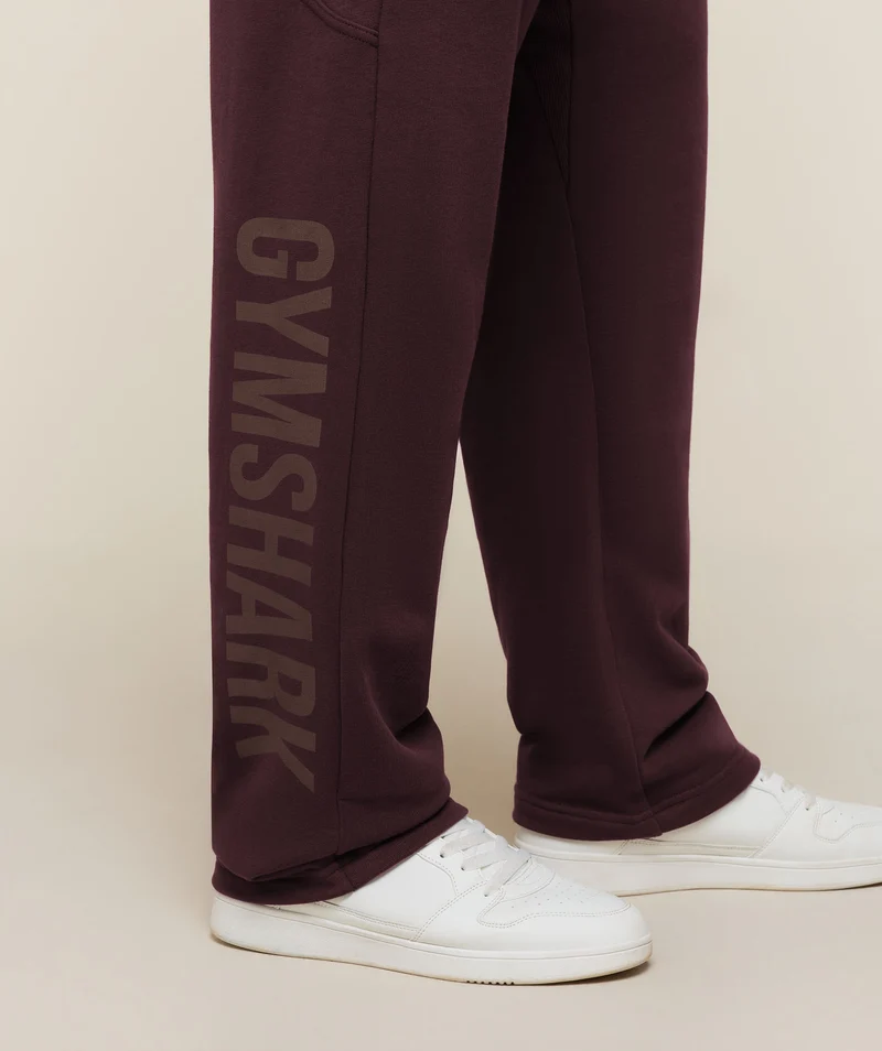 Gymshark Power Straight Leg Pant - Cherry Purple
