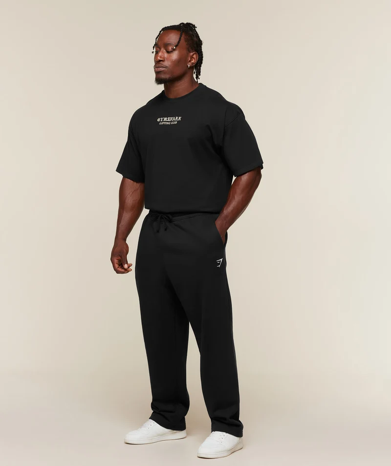 Gymshark Lifting Statue Graphic T-Shirt - Black