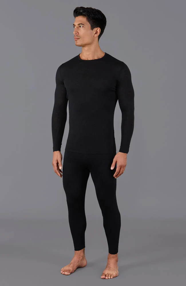 Schwere Herren-Merino-Activewear-Thermohose