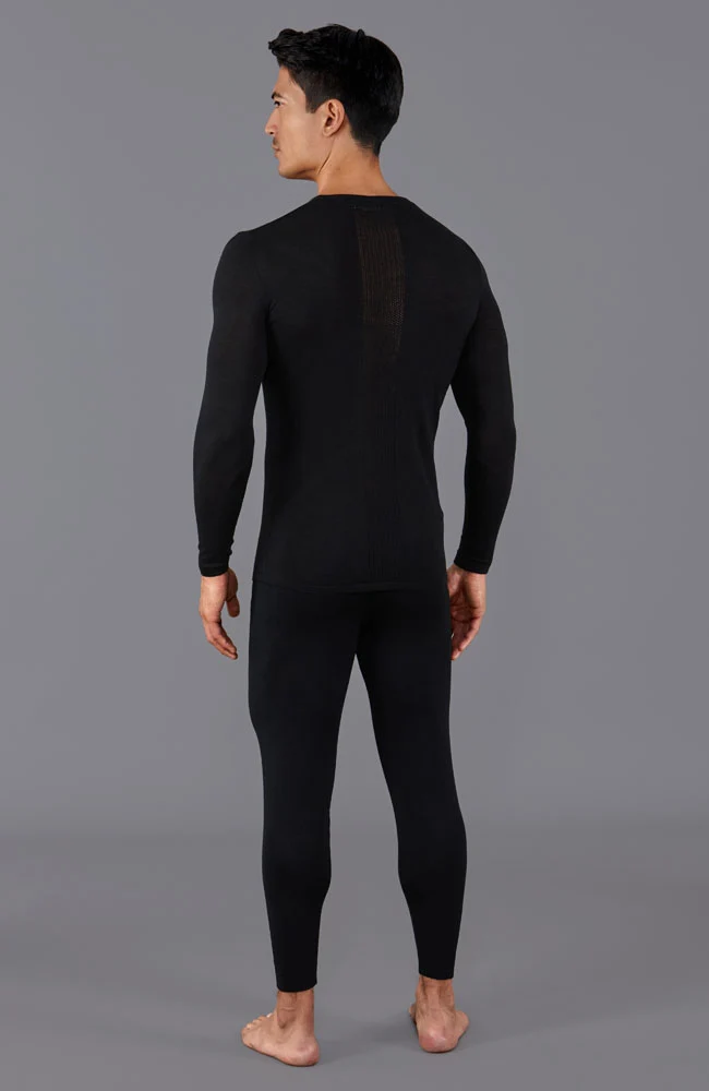 Schwere Herren-Merino-Activewear-Thermohose