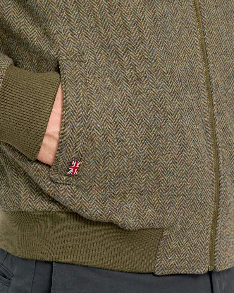 Herrenblouson "Lumber" aus Woll-Kaschmir-Tweed | Exklusiv & sportiv