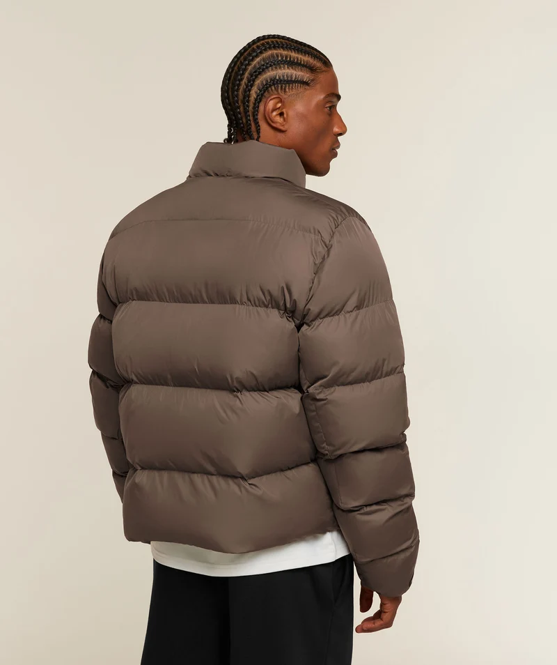 Gymshark Puffer Jacket - Soft Brown