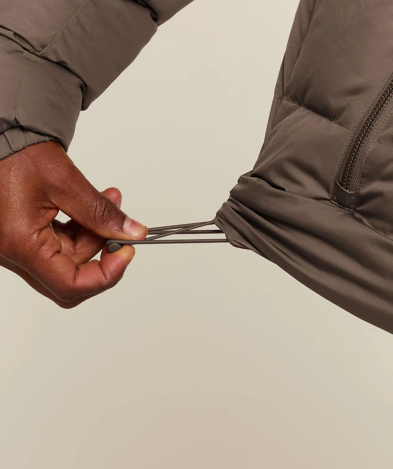 Gymshark Puffer Jacket - Soft Brown