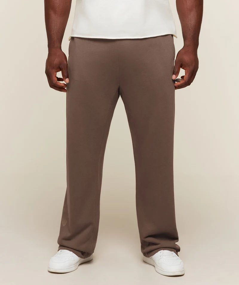 Gymshark Power Seasonals Oversized Pants - Soft Brown/Wash