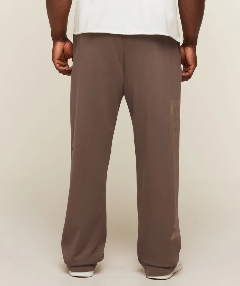 Gymshark Power Seasonals Oversized Pants - Soft Brown/Wash