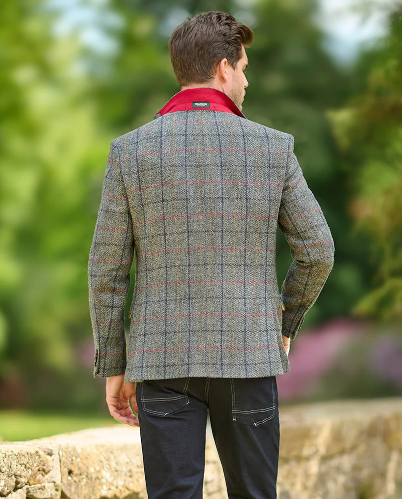 Harris Tweed Sakko "London" in anthra check