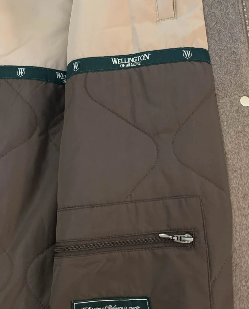 Damen-Parka "Liz Parka" aus Woll-Kaschmir-Mix in Taupe
