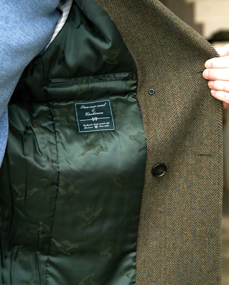 Herren Cabanjacke "Seaberg" in green hill tweed