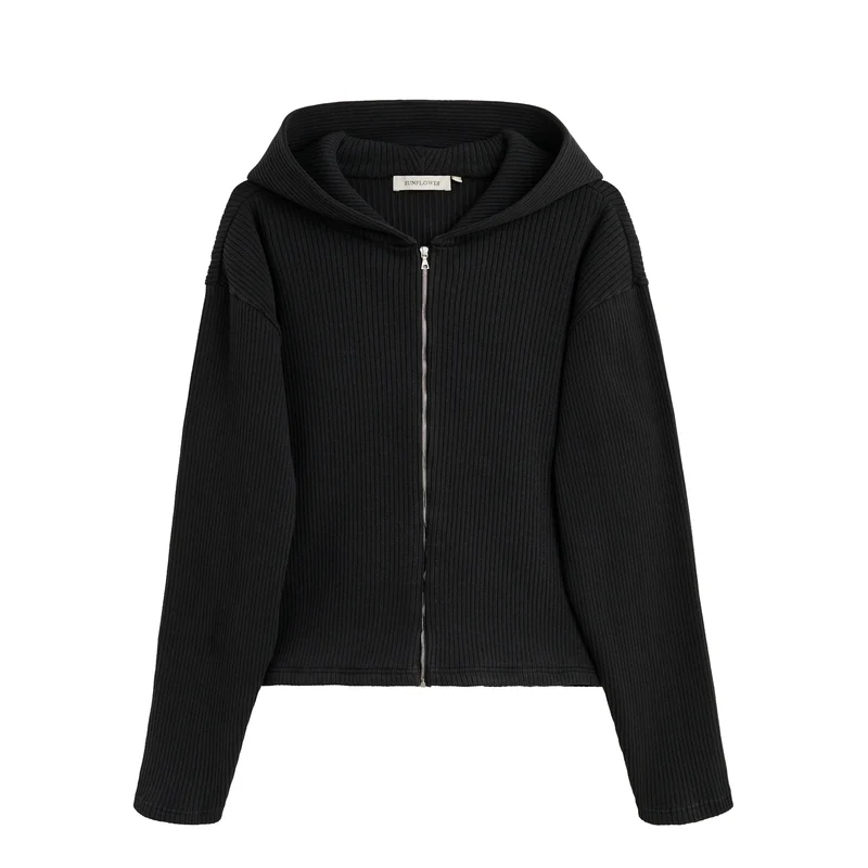 Sunflower Rib Zip Sweat