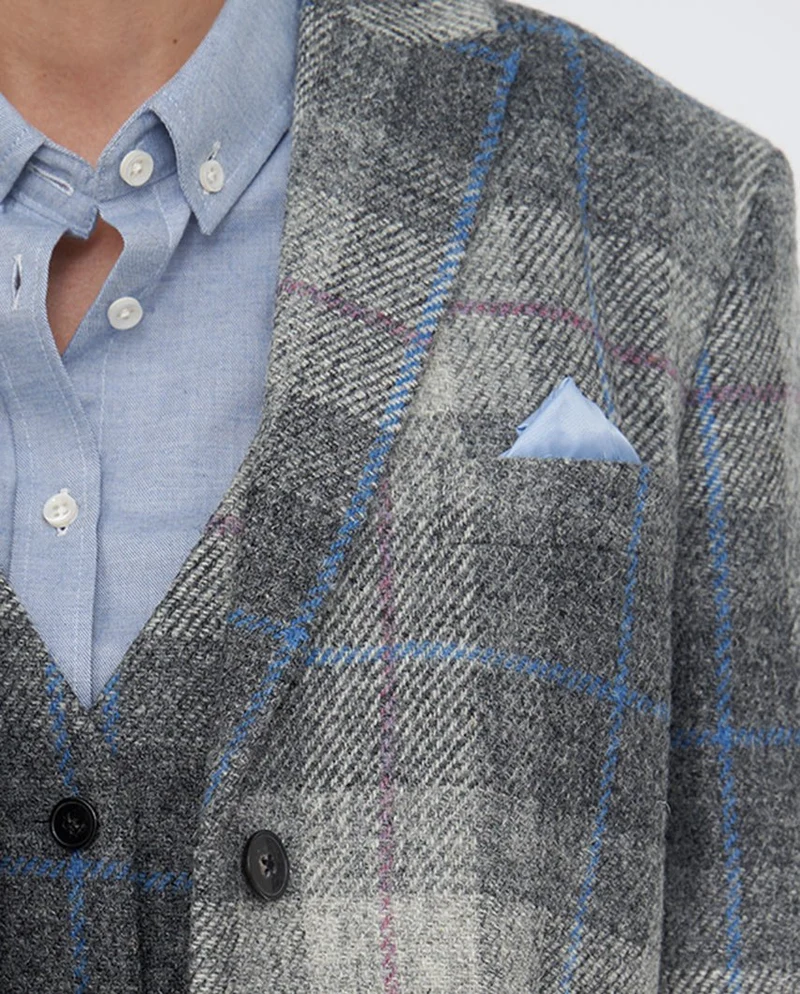Harris Tweed Blazer "Ladiesclub" in Queen check